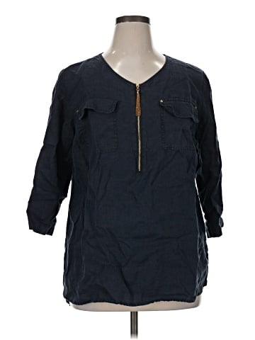 Ellen Tracy 3/4 Sleeve Blouse (view 1)