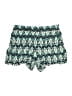 Wildfox 100% Rayon Print Teal Shorts Size Lg (3 or L) - photo 1