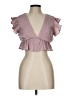 Blue Blush Pink Sleeveless Blouse Size L - photo 1