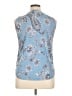 Amana Blue Sleeveless Blouse Size XL - photo 2