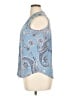 Amana Blue Sleeveless Blouse Size XL - photo 5