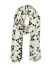 Unbranded 100% Viscose Gray Ivory Scarf One size - photo 1