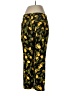 Zara Basic Print Yellow Casual Pants Size M - photo 2