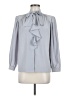 Koret 100% Polyester Gray 3/4 Sleeve Blouse Size 8 - photo 1