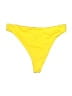 Assorted Brands Solid Yellow Swimsuit Bottoms Size L - photo 2