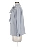 Koret 100% Polyester Gray 3/4 Sleeve Blouse Size 8 - photo 5