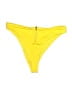 Assorted Brands Solid Yellow Swimsuit Bottoms Size L - photo 1