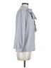 Koret 100% Polyester Gray 3/4 Sleeve Blouse Size 8 - photo 4