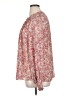 Torrid Floral Pink Long Sleeve Blouse Size 1X Plus (1) - photo 5