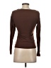Pumiey Brown Long Sleeve Top Size S - photo 2