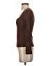 Pumiey Brown Long Sleeve Top Size S - photo 5