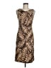 Assorted Brands Animal Print Brown Casual Dress Size M - photo 1