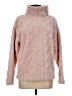 Unbranded 100% Polyester Pink Turtleneck Sweater Size M - photo 1