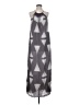 BCBGeneration 100% Polyester Argyle Gray Casual Dress Size XS - photo 1