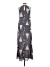 BCBGeneration 100% Polyester Argyle Gray Casual Dress Size XS - photo 2
