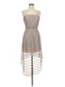 Papaya 100% Polyester Gray Cocktail Dress Size M - photo 1