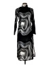 Assorted Brands Graphic Black Casual Dress Size L - photo 1