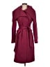 Monsoon 100% Wool Burgundy Wool Coat Size 6 - photo 1