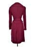Monsoon 100% Wool Burgundy Wool Coat Size 6 - photo 2