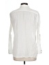 Dalia Collection 100% Cotton Ivory Long Sleeve Button-Down Shirt Size L - photo 2