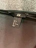 H&M 100% Polyester Solid Black Casual Dress Size 4 - photo 7