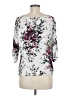 LUQ 100% Rayon White 3/4 Sleeve Blouse Size M - photo 2