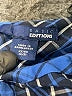Basic Editions Plaid Blue Long Sleeve Button-Down Shirt Size 4 - 5 - photo 3
