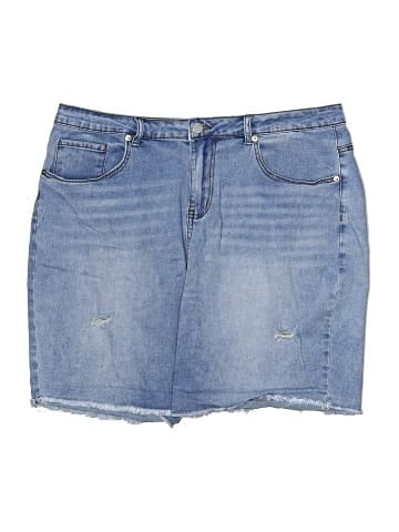 K. Jordan Denim Shorts (view 1)
