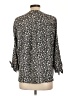 MICHAEL Michael Kors 100% Polyester Black 3/4 Sleeve Blouse Size L - photo 2