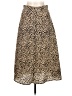 Shein 100% Polyester Animal Print Gold Casual Skirt Size 6 - photo 2