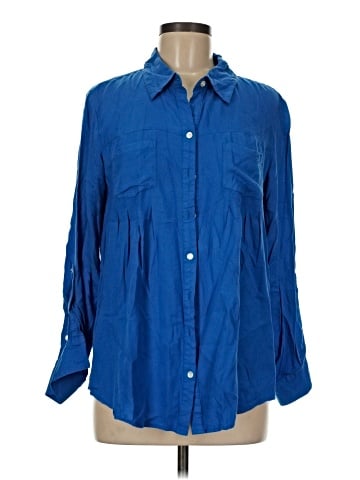 Style&Co 3/4 Sleeve Button-Down Shirt (view 1)