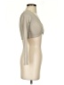 Unbranded Tan 3/4 Sleeve Top Size XXS - photo 4