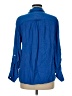Style&Co 100% Rayon Blue 3/4 Sleeve Button-Down Shirt Size M - photo 2