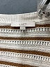 Ann Taylor LOFT 100% Cotton Stripes Ivory Pullover Sweater Size M - photo 7