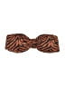 tini bikini Animal Print Orange Swimsuit Top Size L - photo 1