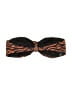 tini bikini Animal Print Orange Swimsuit Top Size L - photo 2