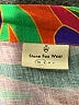Stone Fox 100% Linen Color Block Orange 3/4 Sleeve Button-Down Shirt Size XS - photo 7