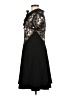 Shani 100% Polyester Argyle Black Cocktail Dress Size 8 - photo 5