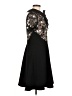 Shani 100% Polyester Argyle Black Cocktail Dress Size 8 - photo 4