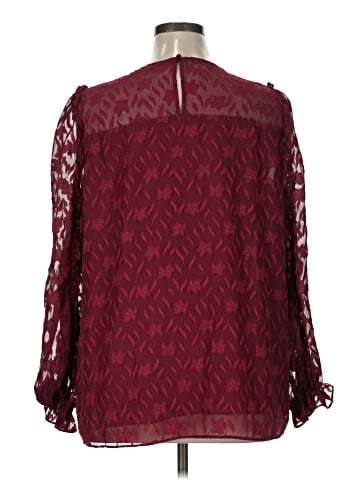 Cotton Bleu Long Sleeve Blouse (view 2)