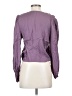 Zara Purple Long Sleeve Blouse Size XS - photo 2