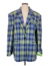 Collusion Plaid Blue Blazer Size 10 - photo 1