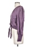 Zara Purple Long Sleeve Blouse Size XS - photo 5