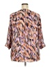 Torrid 100% Polyester Pink 3/4 Sleeve Blouse Size 2X Plus (2) - photo 2
