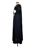 Julia Allert 100% Polyester Black Blue Casual Dress Size XS - photo 5