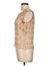 Rafael 100% Polyester Tan Sleeveless Top Size L - photo 5