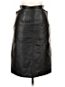 Greg Adams 100% Leather Black Leather Skirt Size 10 - photo 1