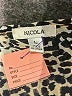 Nicola 100% Polyester Animal Print Silver Short Sleeve Blouse Size L - photo 7