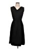 Ellen Parker Solid Black Cocktail Dress Size L - photo 1