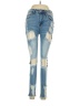 S.O.N.G. Hearts Blue Jeans Size 7 - photo 1